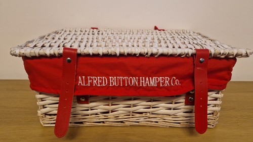 Alfred button hamper white - co.,
