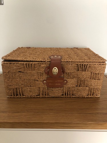 Hamper basket alfred button - basket, ,