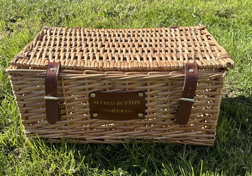 Alfred button hamper wicker - button, co
