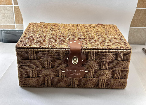 Wicker picnic hamper storage - wicker,